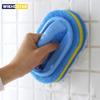 Rengjøringsbørste med håndtak Kjøkkensvamptørk Fortykning Baderomsfliser Rengjøringssvamp Husholdningsflekkfjerning Rengjøringsverktøy