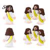 Jesus Model 12/48Pcs Mini Figurine PVC Savior Figure Themed Toy Statue Sculpture Desktop Decoration Easter Ornament Christmas Festival Gift Set