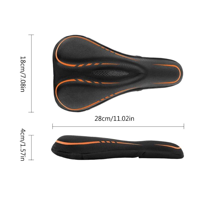 Comfortable Bike Saddle Mountain Bicycles Seat Cycling Silicone Cushion Pad Profession Road Bike Seat with Rain Cover