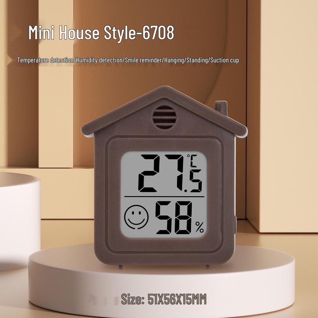 High-Precision Indoor Temperature & Humidity Meter with Magnetic Mount and Large-Display