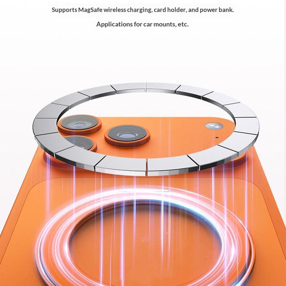 Q11 Ultra Thin Tri-Fold Magnetic Ring Stand Adhesive Mount 360 Degree Rotation Phone Bracket