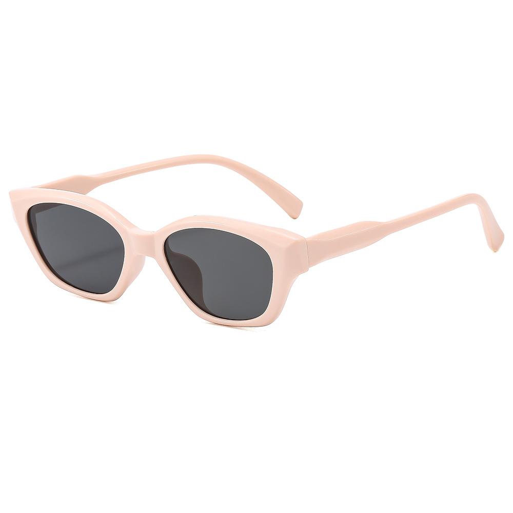 Red Cat Eye Sunglasses Female Photo Uv Protection Sunglasses Ins Wind Shade Trendy Polarized Light
