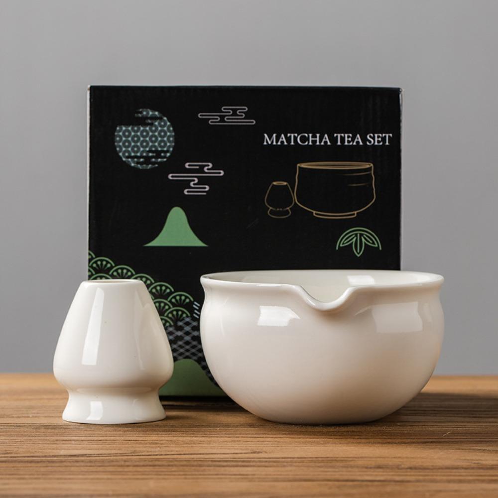 Ceramic Matcha Tea Set Smooth Large Capacity Tea Wash Bowls Durable High Temperature Resistant Tea Ceremony Tool Teaware