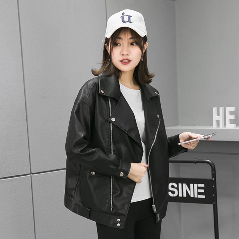 Women's Long-term, Large Stock PU Leather Jacket, Short Style, 2026 Haining Collection