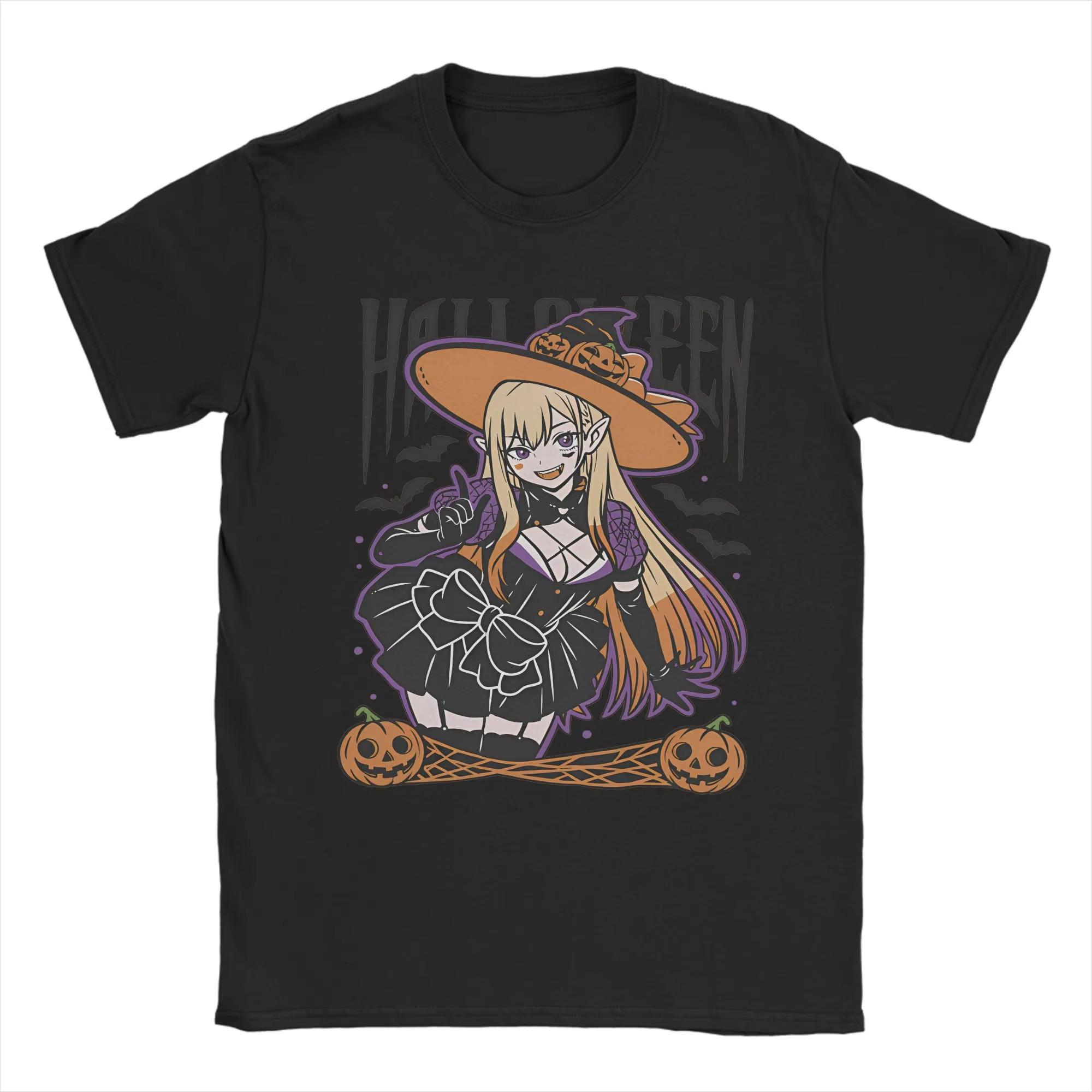 

Vintage T-Shirt My Dress-Up Darling Marin Kitagawa Cotton T Shirt Wakana Gojo Anime Popular Tshirt for Couple Summer Y2K Clothes 4XL