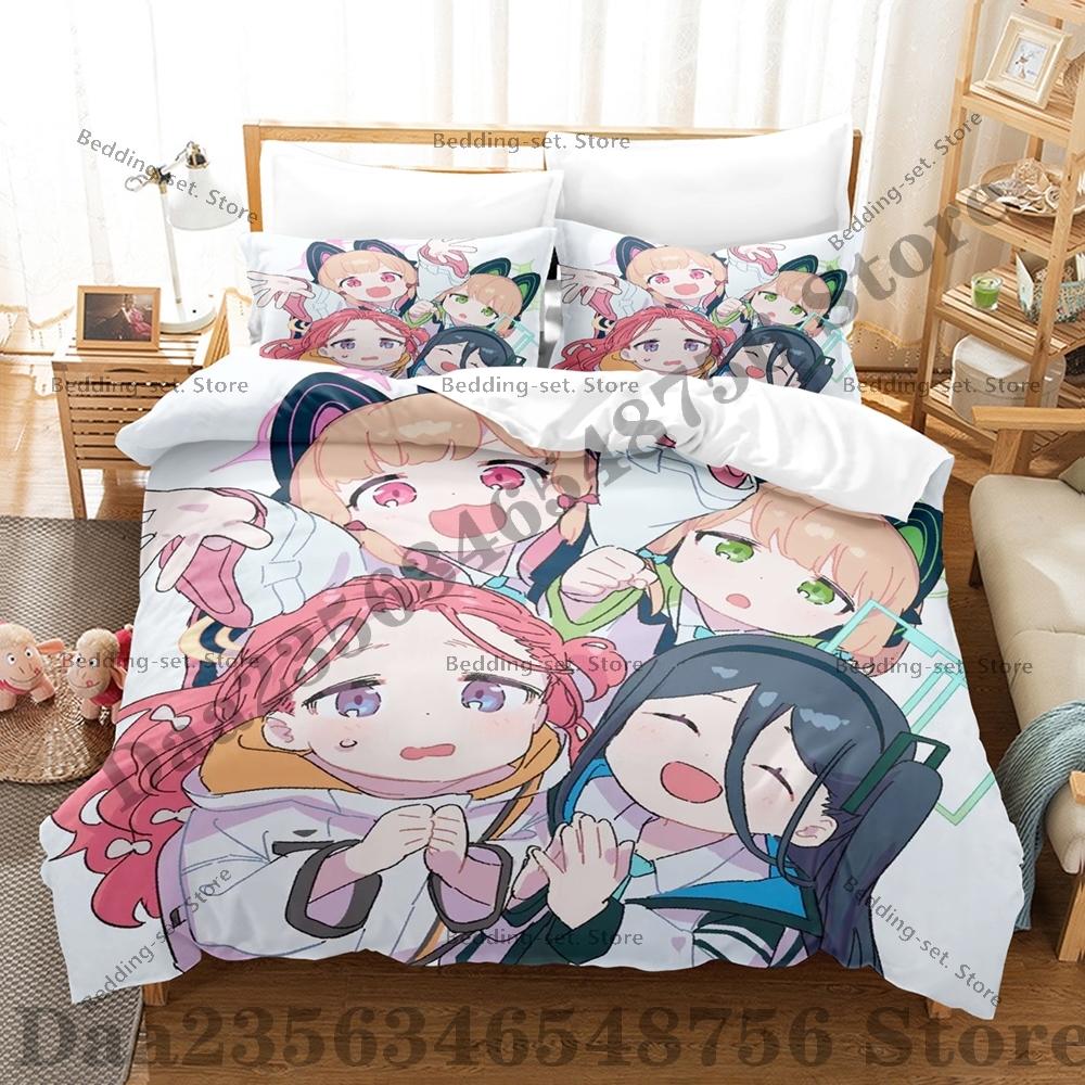 Comforter Sunohara Shun Blue Archive Bedding Set Single Twin Full Queen King Size Bed Set Adult Bedroom s Anime Bed