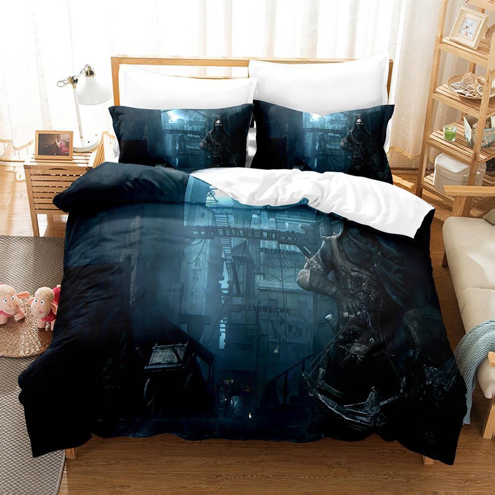 Fashion 3d Print Game Thief Bedding Set Single Twin Full Queen King Size Bed Set Adult Kid Bedroom Duvetcover Sets Home Textiles