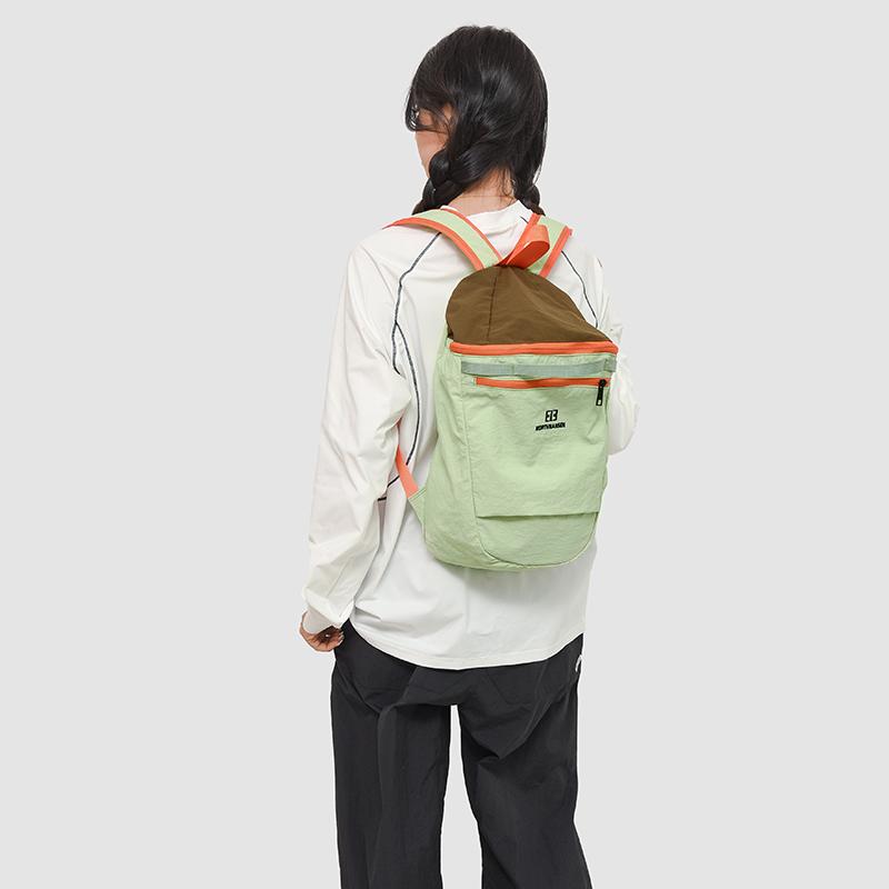 Hiking Mountaineering Bag Color Contrast Student Schoolbag Outdoor Travel Lightweight Backpack