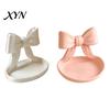 Versatile Home Decor Tray 3D Printed Bow Jewelry Organizer Tray, Decorative Ribbon Ring Holder for Beauty Accessory Rings Earrings Necklace,