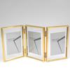 7 And 5 Inch Double Sided Transparent Fold Dual Photo Frame For Home Decor
