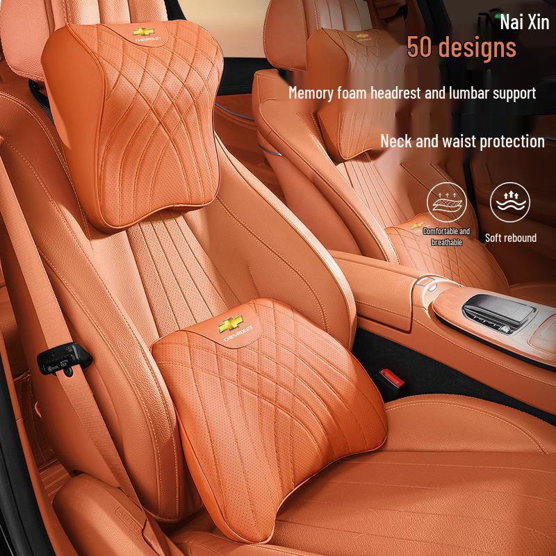 Compatible with Chevrolet Cruze, Equinox PLUS, Malibu XL headrests and neck pillows.