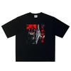 Harajuku Aesthetic Hip Hop Meower Graphic Print Y2K Cartoon Tops Womens Clothing Streetwear Short Sleeve Tshirt Men Unisex Punk