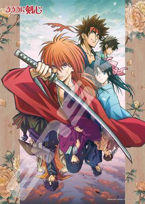 Puzzle Meiji-Schwertkämpfer Romantisches Key Visual 500 Teile "Rurouni Kenshin Story" (500-545)