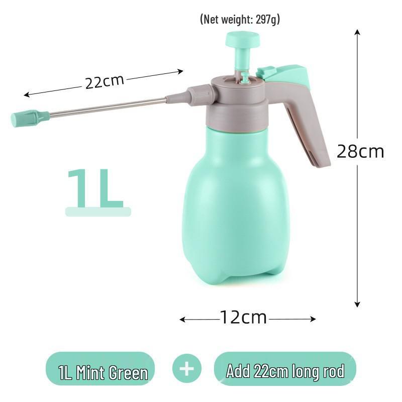 1L High-Pressure Thickened Watering Pot with Automatic Deflation Valve - Gardening and Disinfection Spray Bottle