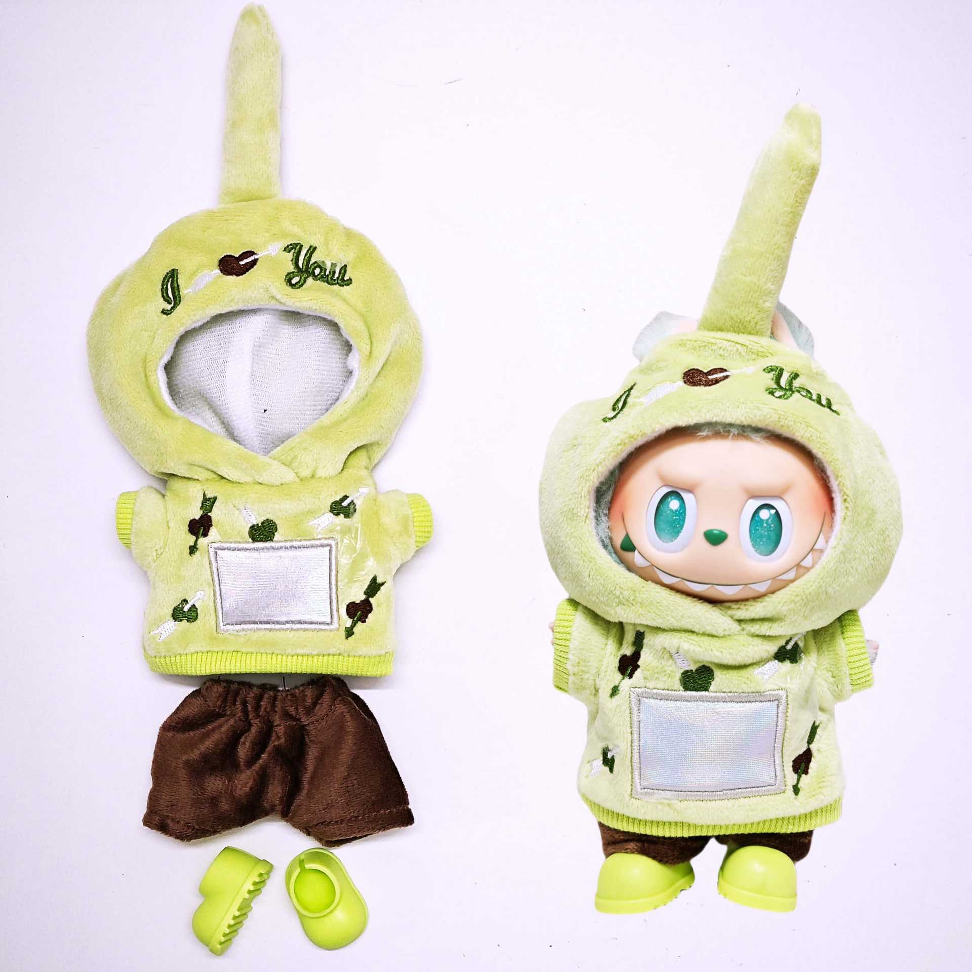 

Одежда для куклы Лабубу, Набор одежды и обуви Телепузики, Модная изысканная одежда для куклы baby clothes only, excluding dolls.