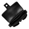Michael Kors MK Colby Two-Tone New Logo Print Design Fabric Shoulder Bag Medium Women Shoulder Bag Black White 30T5SBAL8J-BLACK