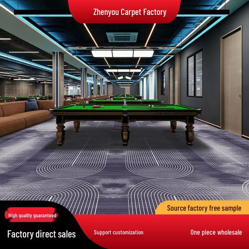 Fire-Resistant, Durable, Colorfast Billiard Room Nylon Carpet 650g