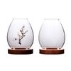 Candle Holder Glass Cover Decorations for Bedroom Farmhouses Candlesticks Decors