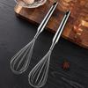 304 Stainless Steel Egg Beater Manual Mixer Handheld Home Stirring Baking Utensil Cream Whipping