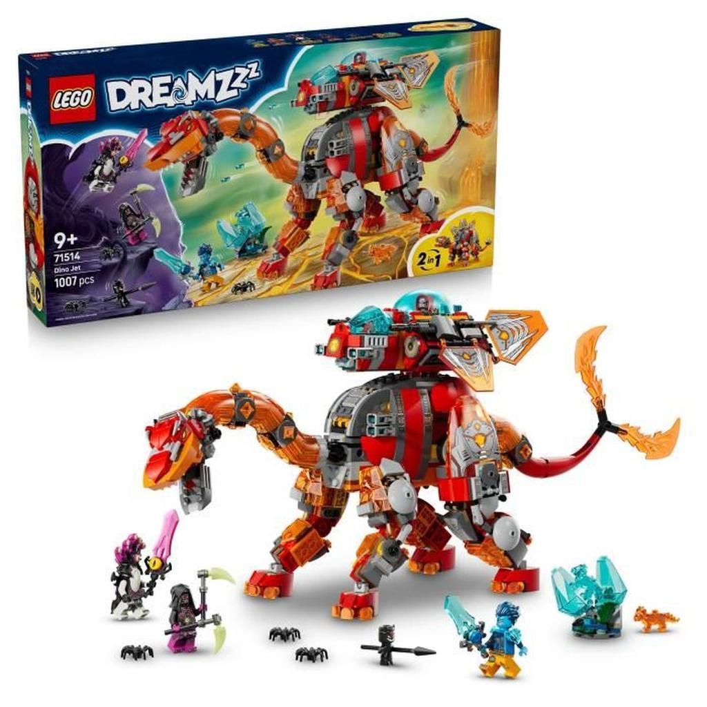 LEGO DREAMZzz 71514 Le Vaisseau-Dino - Jouet de Construction 2-en-1 - Cadeau des 9 ans
