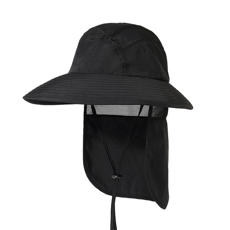Leichter Sonnenschutz-Nackenschutz Fischer-Eimerhut für Outdoor-Reisen und Angeln