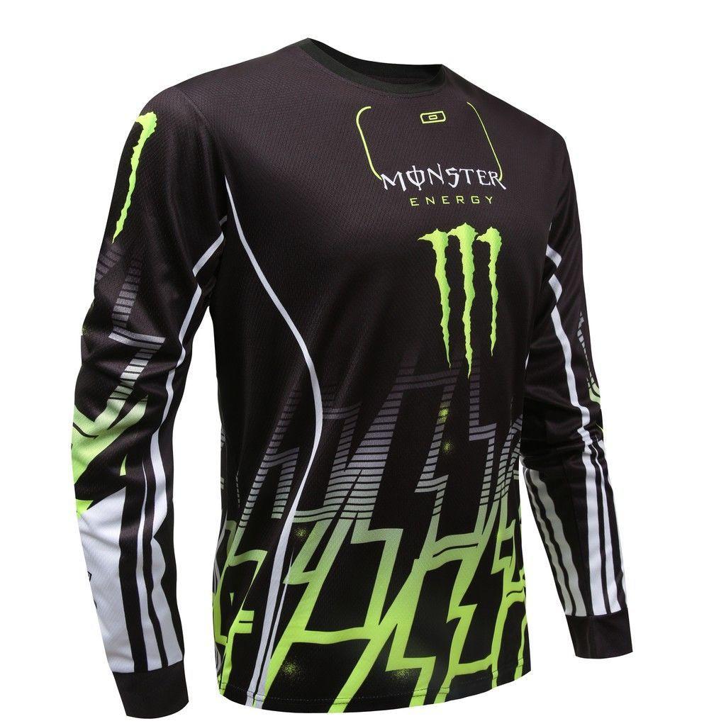 Foreign trade racing T-shirt highway off-road cycling suit top fishing suit quick-drying sportswear breathable round neck downhill suit