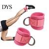 Heavy-duty Ankle Cuff 2Pcs Fitness with D-Ring Adjustable Men Women Hip Exercise Strength Workout Training Resistance Band Accessories Straps Home Gym