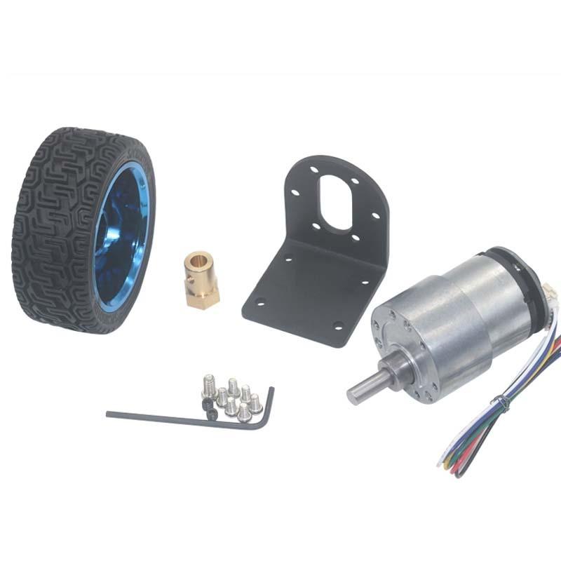 JGB37-520 Motor Encoder DC 6V 12V Geared Motor High Torque Geared Encoder Motor Smart Robot Car Chassis Kit Gear Reducer Motors