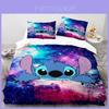 Adorável Conjunto de Cama Desenho Animado 3D Lilo Stitch Para o Quarto do Seu Pequeno