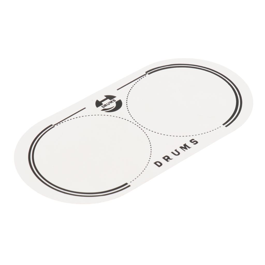 

Double Bass Drum Patch PETG Drumheads Kick Pad Drum Patch for Practice Pad Drums and Drumsets