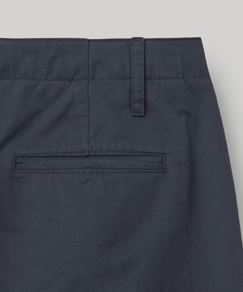 ANOTHER OFFICE WOMEN W. Peachskin Curved Pants (Faded Navy)