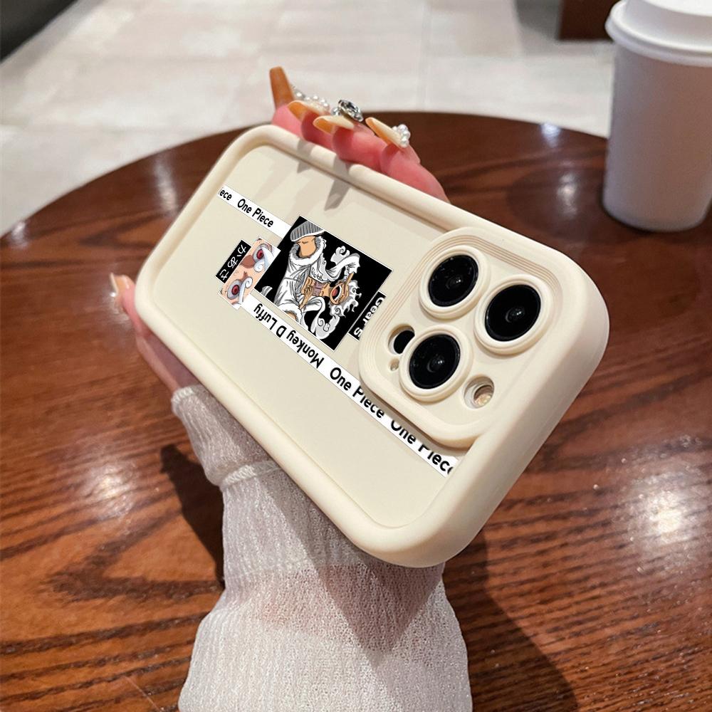 LZ28 One Piece Luffy Gear 5 Silicone Phone Case for SamsungA15 A35 S24 S23 Ultra S22 S21 Plus S20 FE A05 A06 A54 A55 A53 A14 M15 Shockproof Back Cover