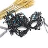 Princess Lace Halloween Costume Mask With Rhinestones For Themed Parties And Cosplay