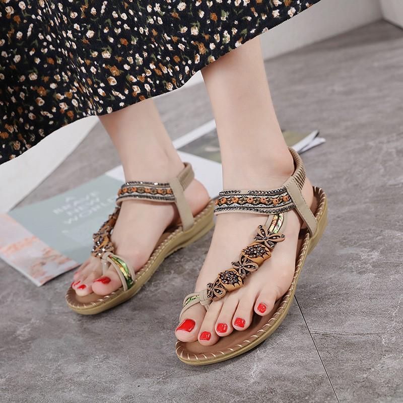 Fashion Sandals Shoes Women Summer Non-Slip Sandals Ladies Outdoor Walking Shoes Wedge Women's Shoes Casual Female Footwear Sandal Women
