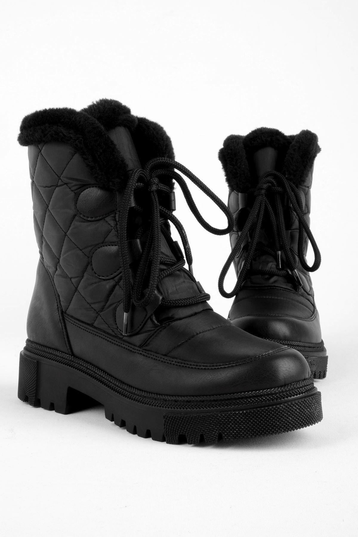 

Women Modern Stylish Fashion Boots Boots Sasha Waterproof Snow Boots Black 36