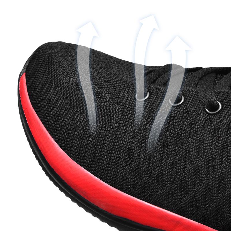 Summer Man Breathable and Anti Slip Sneakers Outdoor Comfortable Mesh Running Shoes Fashion Breathable Running Shoes Large Size