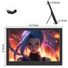 Lrtzcbi Mobile Monitor Inch Portable Display IPS LCD Panel Thin and Lightweight VESA Standard HDMI Compatible with Work from Remote Speaker 15.6