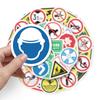 50 Highway Sign Cartoon Luggage Suitcase Car Scooter Mobile Phone Waterproof Graffiti Stickers