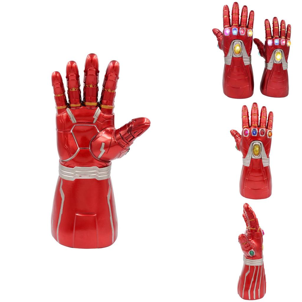 Guantes LED de Iron Man Vengadores Endgame Guantelete del Infinito para Adultos y Niños