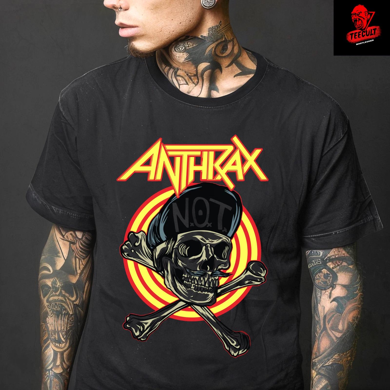 Men s and Women s T-shirts Anthrax Metal Rock Band Unisex Heavy Cotton S