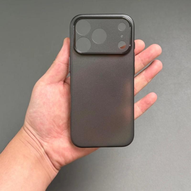 Original ULTRA THIN Phone Case for iPhone 17 Air 16 15 14 13 Pro Max Plus Frosted Cooling Shockproof Armor Clear Slim Back Cover