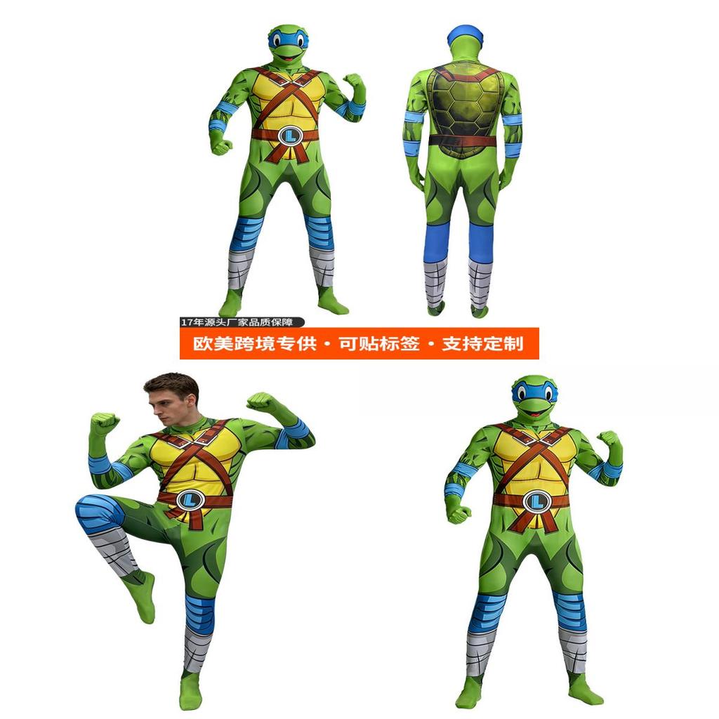 Teenage Mutant Ninja Turtles Cosplay Costume With Milk Silk Fabric For Halloween Party