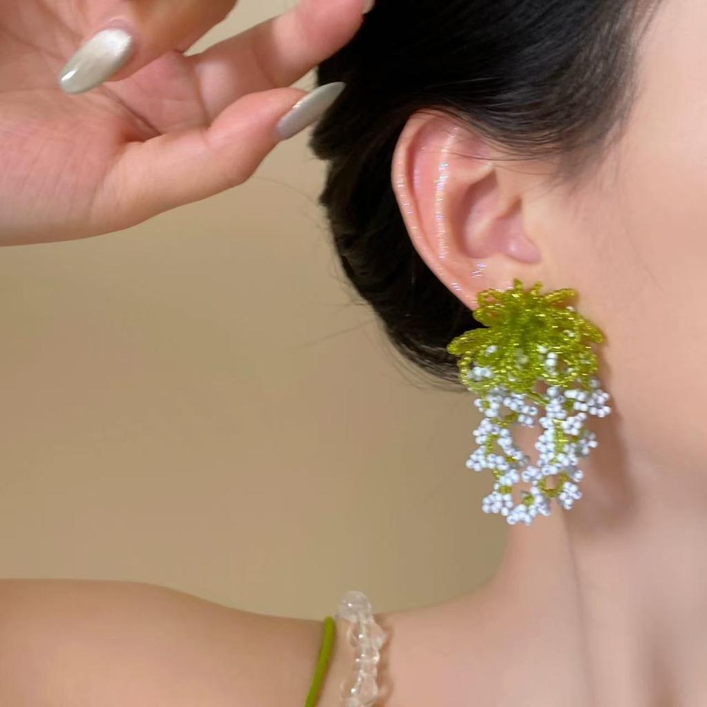 Color Dopamine Earrings, Sweet Super Fairy Temperament, Simple Personality and High Value Niche Earrings