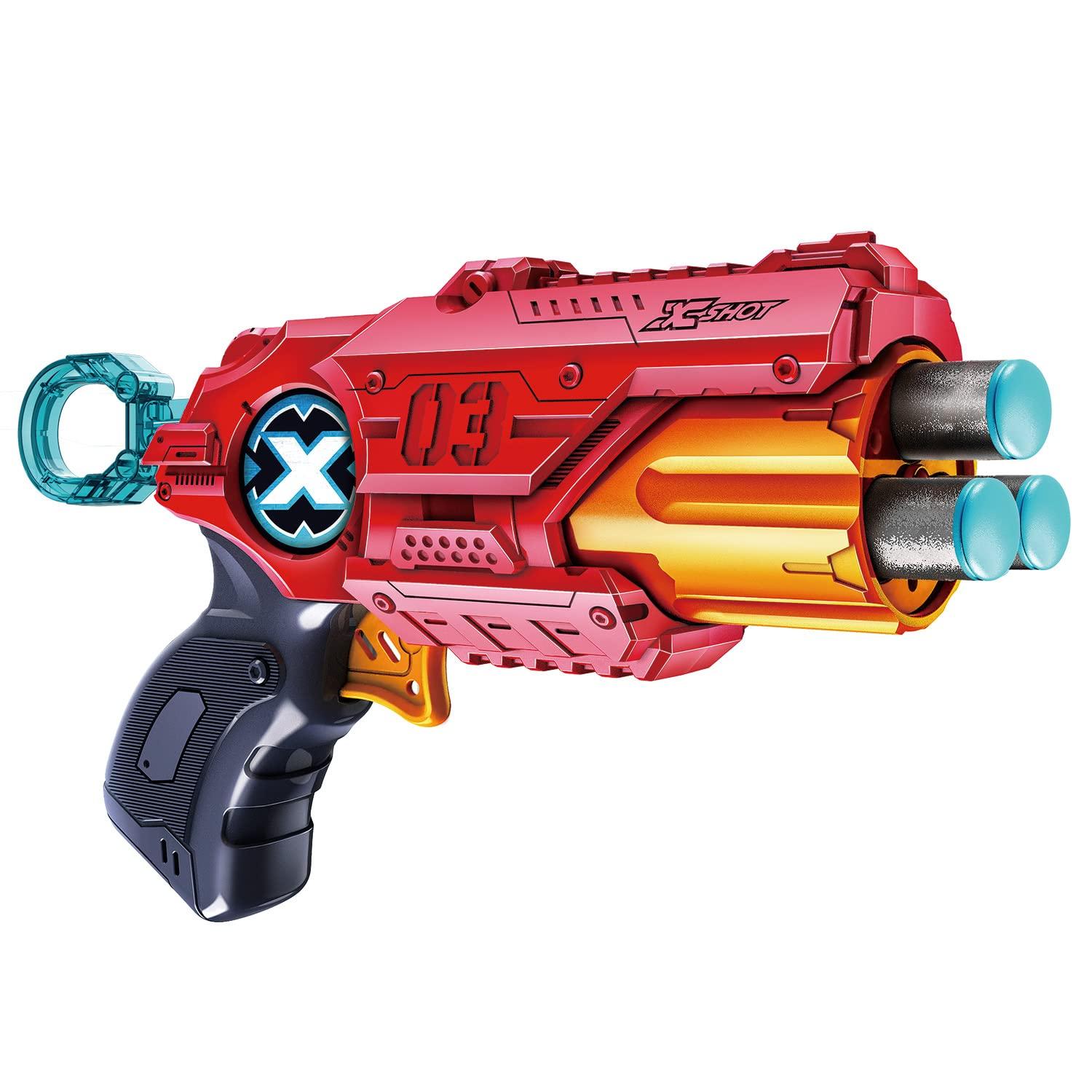 

Крутой револьвер Striker Red Barrel 3 X-SHOT
