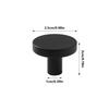 Aluminum Alloy Round Cabinet Knob Single Hole Furniture Handle Durable Corrosion Resistant Hardware for Drawer Wardrobe Door