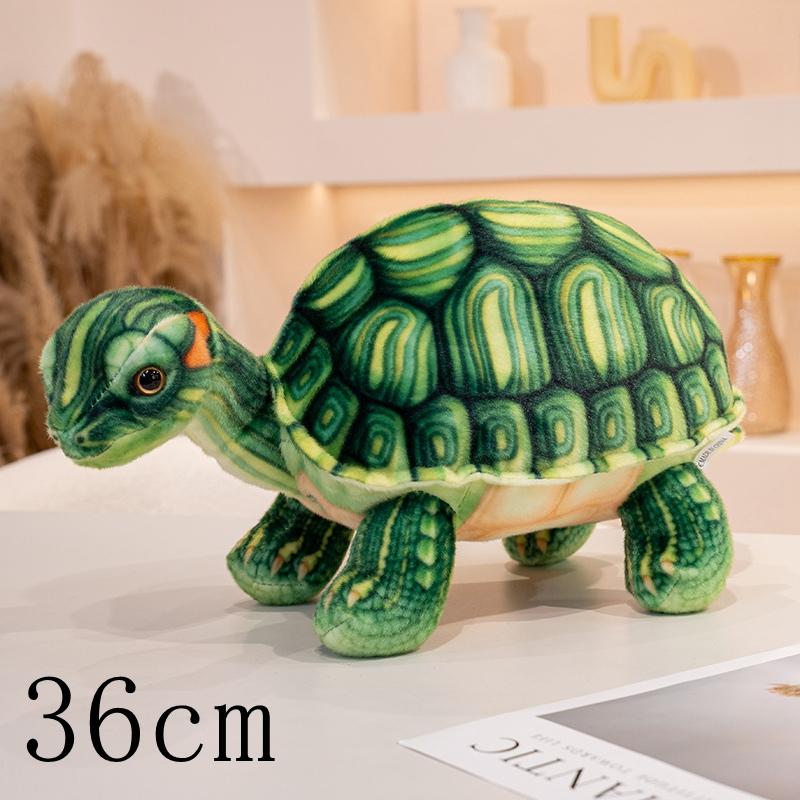 Mignon Bébé Super Vert Simulation Peluche Tortue Tortue Marine Réaliste Animal Peluche Jouet Bébé Cadeau Décoration Maison Cadeau