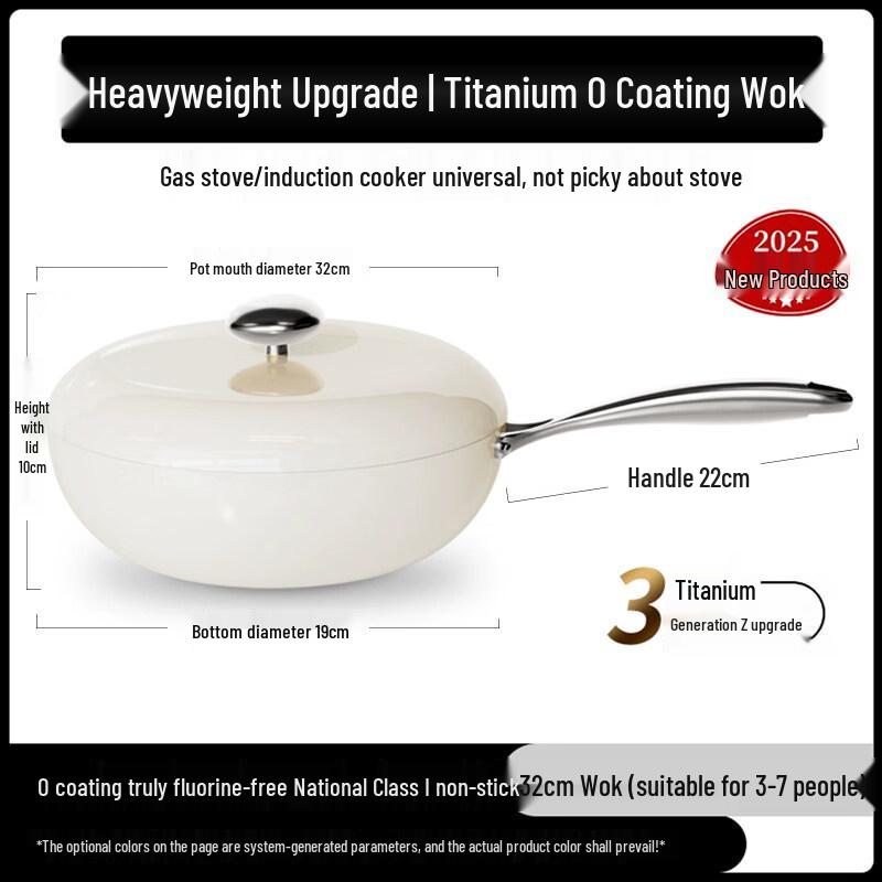 Velosan 3rd Gen Titanium Non-Stick Wok
