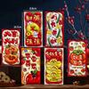 6Pcs 3D Red Envelope Horse Year Spring Festivl Hongbao Lucky Money Bag Traditional Money Pouch  New Year Decoraion