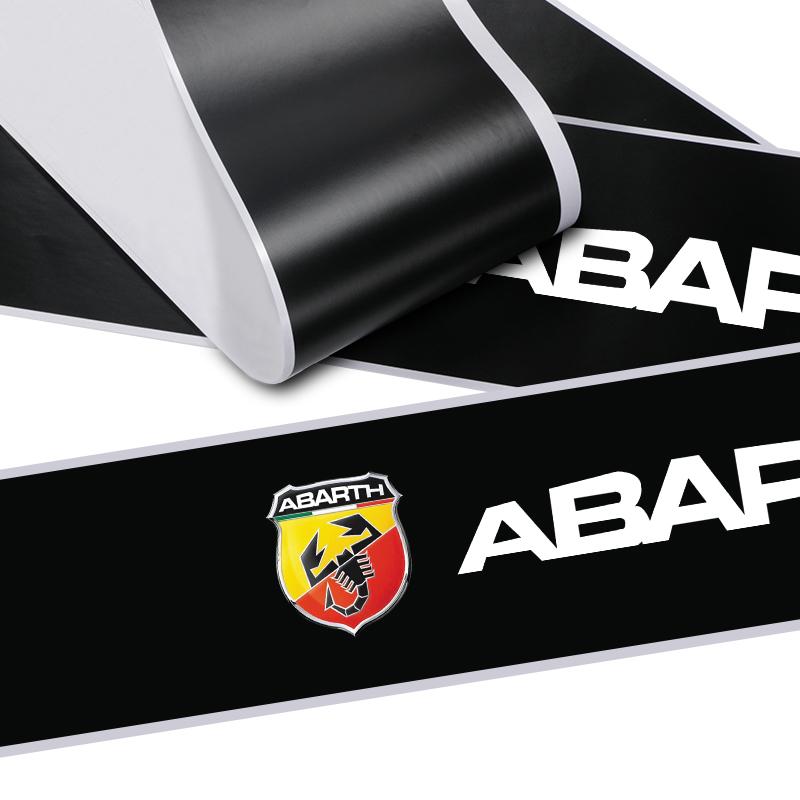 1PCS Car Windshield Sticker Front Window Decorative Decal For Abbas Abarth Punto 124/125/500 Stilo Ducato Car Accessories