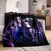 1Pc Suicide Squad Chaos Flannel Blanket, Soft And Comfortable, Casual Warm, Camping Travel, Christmas, Halloween Xmas Gift L1246